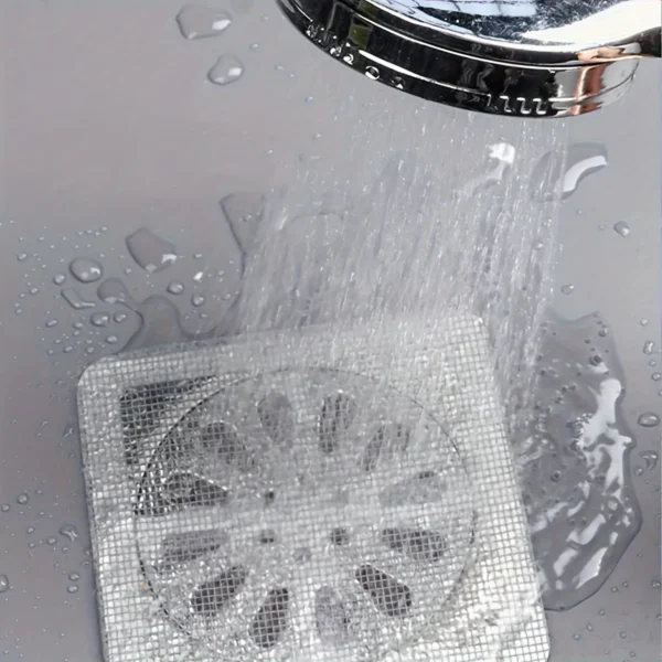 Shower Drain Hair Catcher,Hair Catchers For Shower, Floor Sink Strainer Filter Mesh Stickers, Hair Stopper For Bathroom Bathtub - Image 15