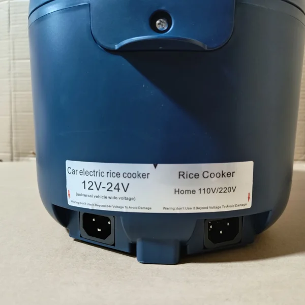 12V 24V 110V 220V 2L four voltage car home rice cooker van car rice cooker for travel global voltage use - Image 5