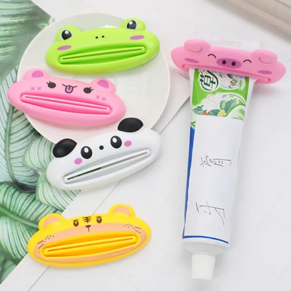 Toothpaste Squeezer Creative Cartoon Animal Shaped Facial Cleanser Squeezer Kitchen Household Lazy Creative Little Tools - Image 3