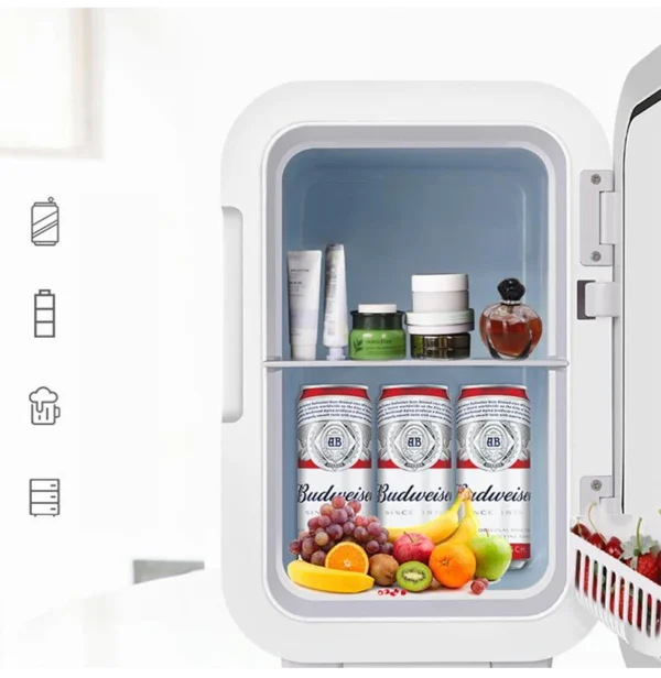 220V Mini Refrigerator Portable Cooler Compact Refrigerator for Car Truck Kitchen Home Use Picnic Camping Silent Freezer - Image 3