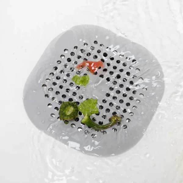 Square Silicone Floor Drain Sticker Bathroom Sewer Hair Filter Drain Cover Home Bathroom Floor Drain Mat - Image 5