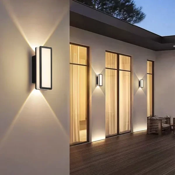 Outdoor Wall Lamp Led Waterproof Wall Lighting Street Courtyard Veranda Lamp Luminaire Home Facade Decor Exterior Wall Garden - Image 3