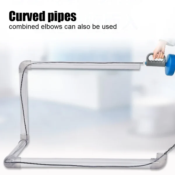 Toilet Sink Drain Unblocker Sewer Pipe Plunger Dredge 5/7/10 Meters Handheld Extendable Bathroom Kitchen Cleaning Tools - Image 9