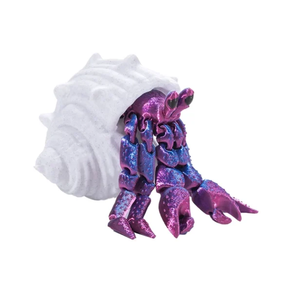 3D Printing Toys Hermit Crab Joint Movable Model Novelty Adult Toy Anti-stress Figurine Miniature Desk Accessories Birthday - Image 8