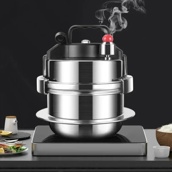 Upgrade non stick pressure cooker Outdoor camping home gas induction cooker Pressure cooker can cook 5 bowls of rice - Image 5