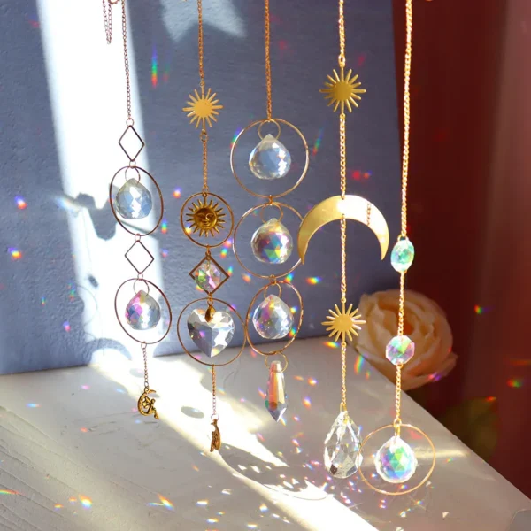Crystal Light Catcher Prism Pendant - Beautiful Home Garden Decoration - Image 3