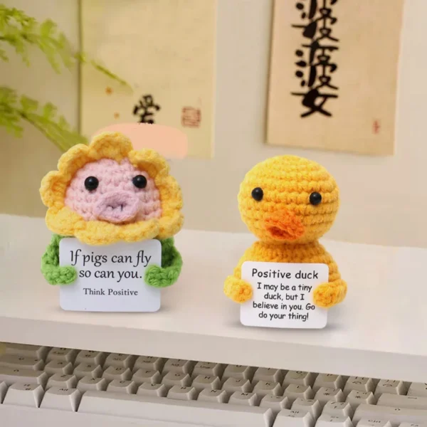 Crochet Ornament Desk Accessorie Crochet Vegetable Christmas Gifts for Kids Funny Doll Gifts Office Table Decorations Room Decor - Image 2
