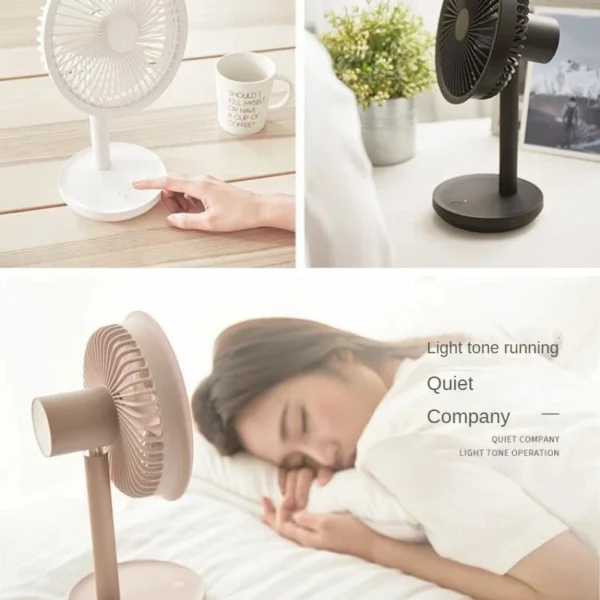 Youpin SOLOVE F5 Desktop mini fan Portable Standing fans Type-C usb rechargeable 4000mAh air conditioner table easy to carry - Image 2