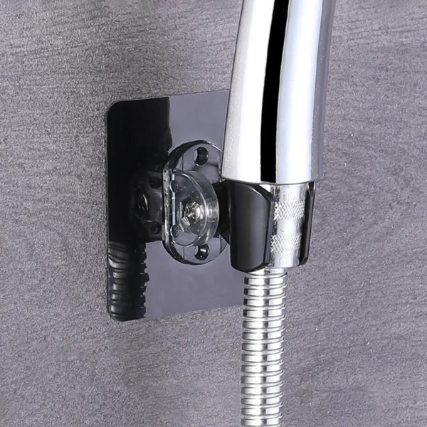 Shower Head Holder Self-adhesive Handheld Drill-free Adjustable Showerhead Rack Punch-free Chrome Bathroom Wall Mount Bracket - Image 8