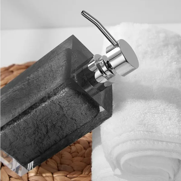 Bathroom Mouthwash Cup,Toothbrush Cup,Tray,Washing Set Three Piece Hotel bathroom luxury accessories set - Image 5