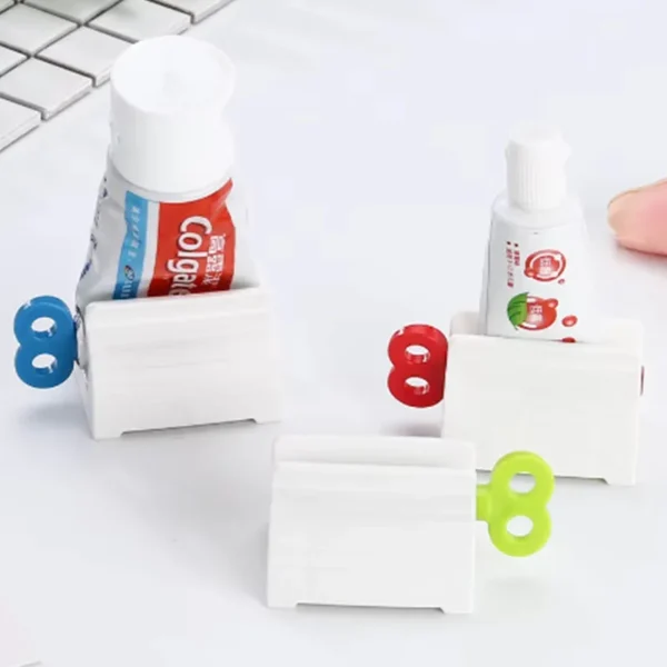 Toothpaste Squeezer Tooth Paste Holder Oral Care Bathroom Tools Tube Cosmetics Press Facial Cleanser Rolling Squeezing Dispenser - Image 4