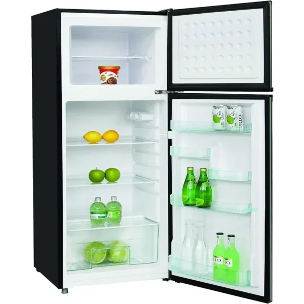 Frigidaire EFR751, 2 Door Apartment Size Refrigerator with Freezer, 7.5 cu ft, Platinum Series, Stainless Steel - Image 4