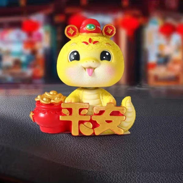 Chinese New Year 2025 Ornament Snake Statue Ornament Lunar New Year Gift Decoration Desk Accessories Chinese Zodiac Decoration - Image 6