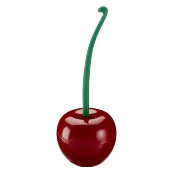 1pc Red Toilet Brush Creative Lovely Cherry Shape Lavatory Toilet Brush Holder Set Toilet Holder Bathroom Accessories - Image 5