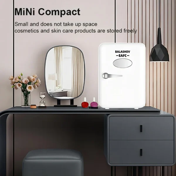 12V/110V/220V Mini Multifunction Refrigerator Cosmetics Mask Beverage Cooler Makeup Compact Dormitory Cooler for Car Home - Image 3
