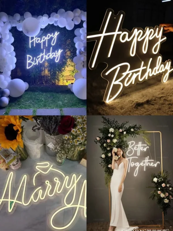 Custom LED Neon Sign USB Powered Personalised Name Sign Wall Decor for Wedding Birthday for Parties Halloween Christmas Gifts - Image 4