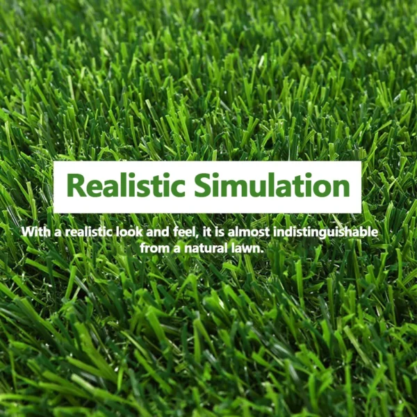 10Pcs Realistic Grass Turf Tile Green Interlocking Fake Grass Deck Turf Tiles Grass Flooring for Indoor Outdoor 12Inch x 12Inch - Image 5