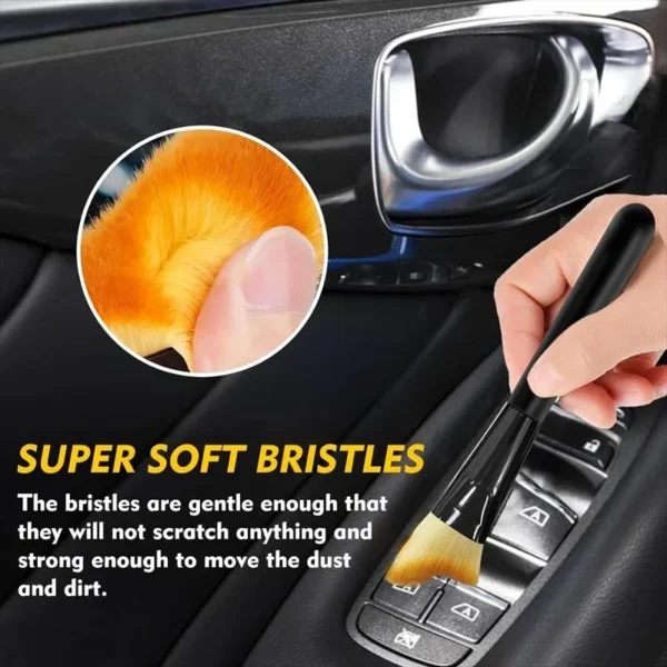2pcs Multipurpose Cleaning Brush for Car Interior Air Conditio Outlet Crevice Dust Removal Brushes Office Home Clean Brush Tools - Image 5