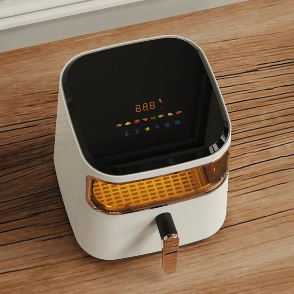 6.5L Electric Air Fryer Oil-free Automatic Household Kitchen 360°Baking Convection Air Fryer Oven Deep Fryer without Oil - Image 2
