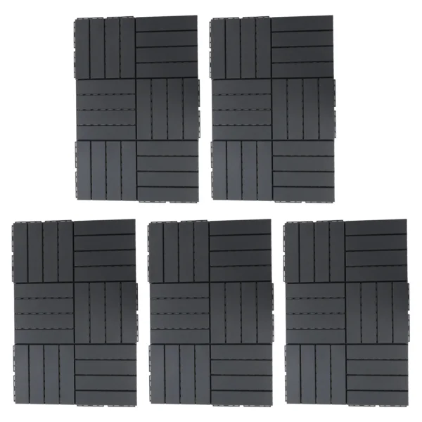 30Pcs Interlocking Deck Tile Waterproof Drainage Floor Cushion Tile PP 30x30cm for Patio - Image 6