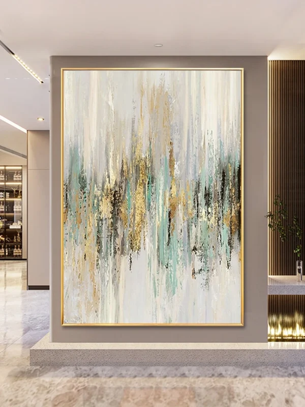 Handpaint Home Decor Pictures Abstract Acrylic Wall Canvas Art Frameless Picture Oil Painting Room Decor Murals Artwork - Image 3