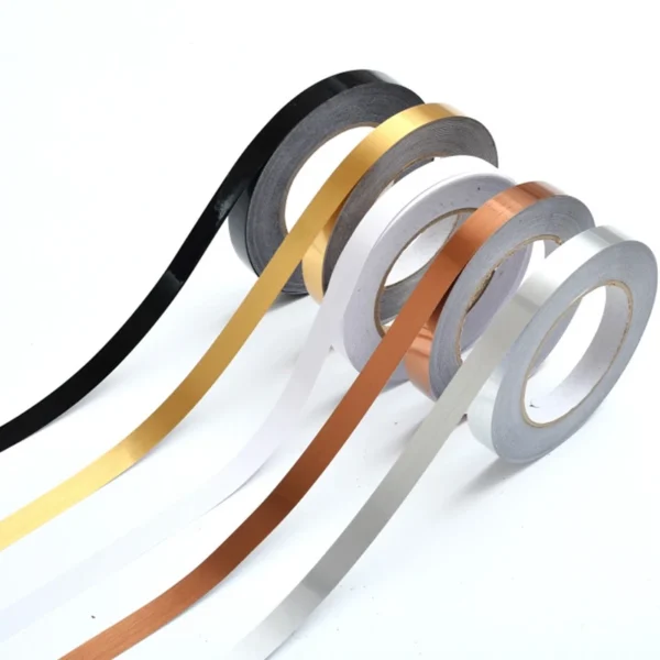 50M Gold Black Self-Adhesive Tile Stickers Tape Floor Waterproof Wall Gap Sealing Strip Tile Beauty Seam Sticker Home Decoration