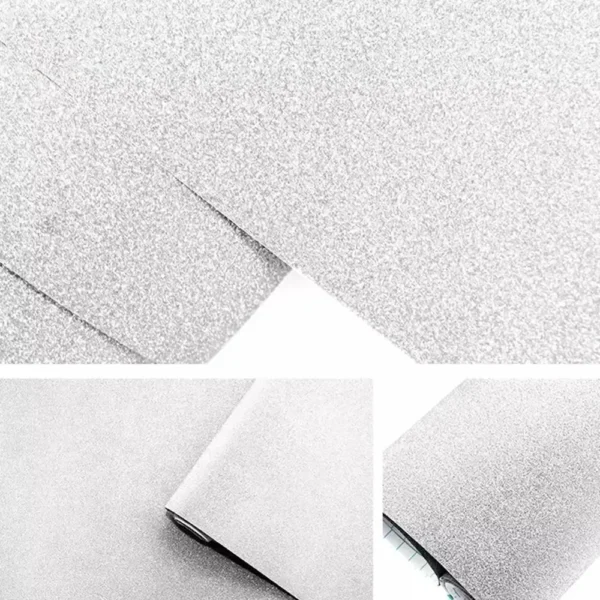 1pc 2m Self Adhesive Shining Wallpaper Waterproof Shiny Wall Sticker Gift Package Home Decor Paper Furniture Decorative Decals - Image 4