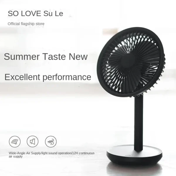 Youpin SOLOVE F5 Desktop mini fan Portable Standing fans Type-C usb rechargeable 4000mAh air conditioner table easy to carry - Image 3