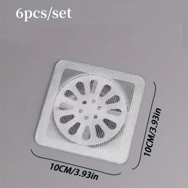 Shower Drain Hair Catcher,Hair Catchers For Shower, Floor Sink Strainer Filter Mesh Stickers, Hair Stopper For Bathroom Bathtub - Image 6