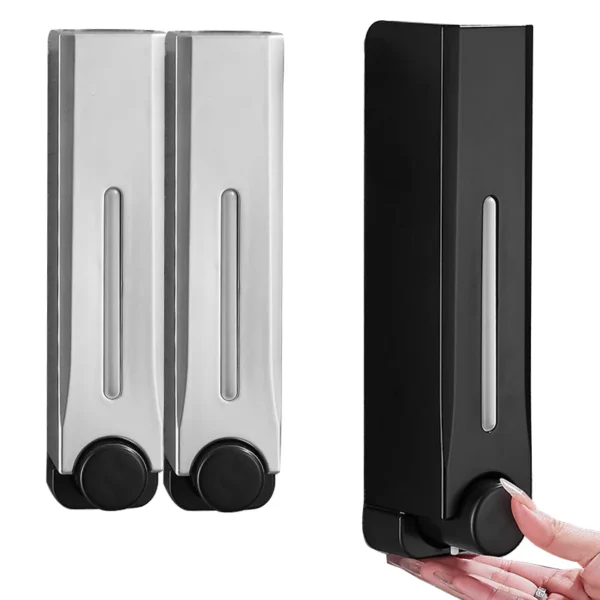 ZAOQI 500ML Soap Dispenser Wall Mounted Shower Soap Dispenser Shower Gel Detergent Dispenser for Bathroom Accessories DropShip - Image 3