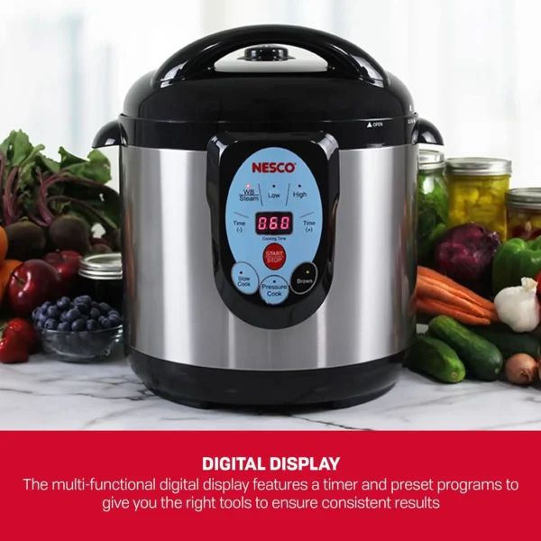 NPC-9 Smart Electric Pressure Cooker and Canner, 9.5 Quart, Stainless Steel - Image 4