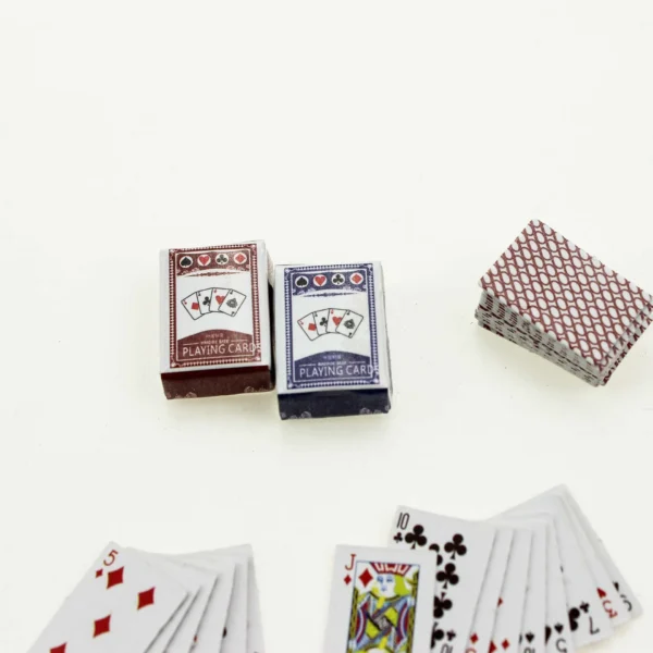 Mini Cute 1:12 Dollhouse Miniatures Poker Home Decoration Poker Cards Playing Game for Doll Kawaii Accessories - Image 11