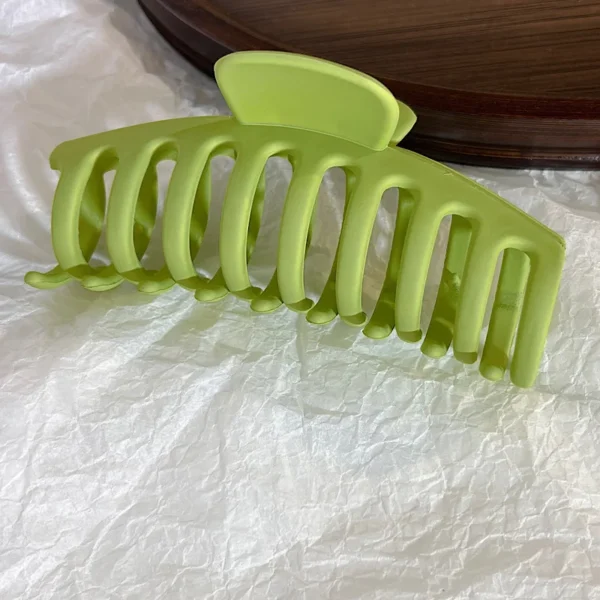 8 Pcs Fashion Fresh Simple Green Hair Claws Set For Women Girls Party Hair Accessories - Image 6
