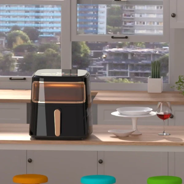 6.5L Electric Air Fryer Oil-free Automatic Household Kitchen 360°Baking Convection Air Fryer Oven Deep Fryer without Oil - Image 4
