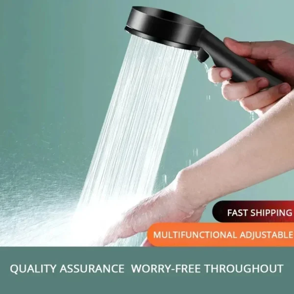 Booster Shower Head 5 Modes Household Adjustable High Pressure Water Massage Shower Head Handheld Spray Shower Bathroom Supplies - Image 6