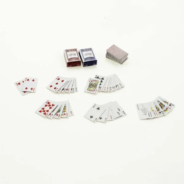 Mini Cute 1:12 Dollhouse Miniatures Poker Home Decoration Poker Cards Playing Game for Doll Kawaii Accessories - Image 8