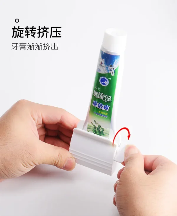 1pcs Toothpaste Squeezer Tooth Paste Holder Care Bathroom Tools Tube Cosmetics Press Facial Cleanser Rolling Squeezing Dispenser - Image 5