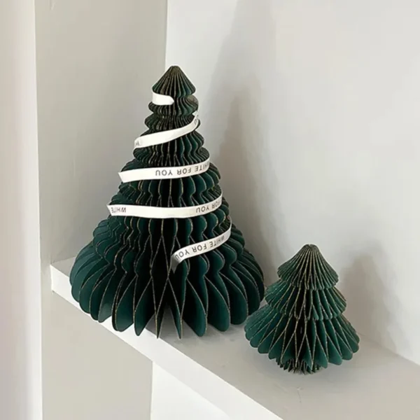 Christmas Honeycomb Decoration Christmas Tree Ornament Desk Accessorie Room Desktop Decor Favors Navidad Gifts New Year 크리스마스소품 - Image 6