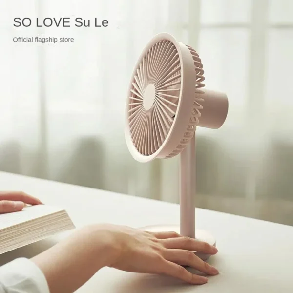 Youpin SOLOVE F5 Desktop mini fan Portable Standing fans Type-C usb rechargeable 4000mAh air conditioner table easy to carry - Image 4