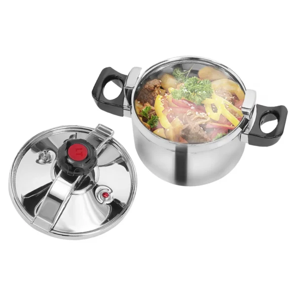 Pressure Cooker Stainless Steel Pressure Canner 7L/6.35 Qt, 60Kpa Cookware - Image 6