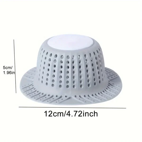 1PC New Bathtub Drain Hair Catcher Collapsible Drain Protector for Pop-Up and Regular Drains of Shower Bathtub Tub Bathroom Sink - Image 6