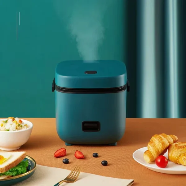 Mini Rice Cooker Automatic Household Kitchen Electric Cooking machine 1-2 People Food Warmer Steamer 1.2L Small Rice Cooker - Image 3