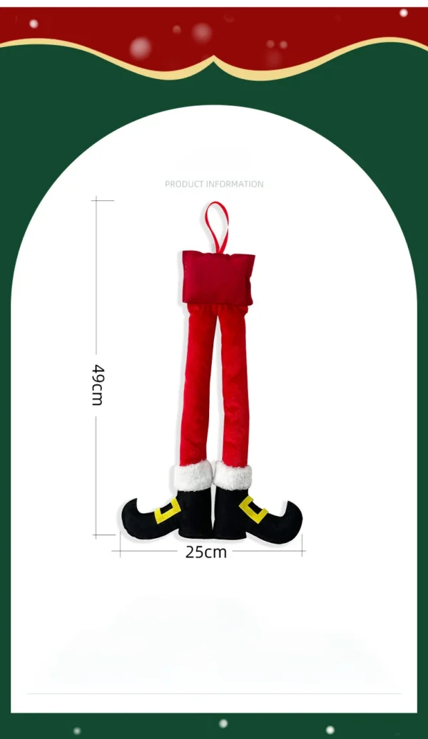 New Year Navidad Noel Gift Christmas Elf Santa Legs Car Accessories Christmas Decor For Home Xmas Tree Pendants Ornaments Gifts - Image 10