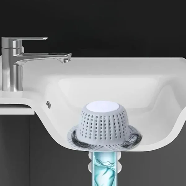 1PC New Bathtub Drain Hair Catcher Collapsible Drain Protector for Pop-Up and Regular Drains of Shower Bathtub Tub Bathroom Sink - Image 2