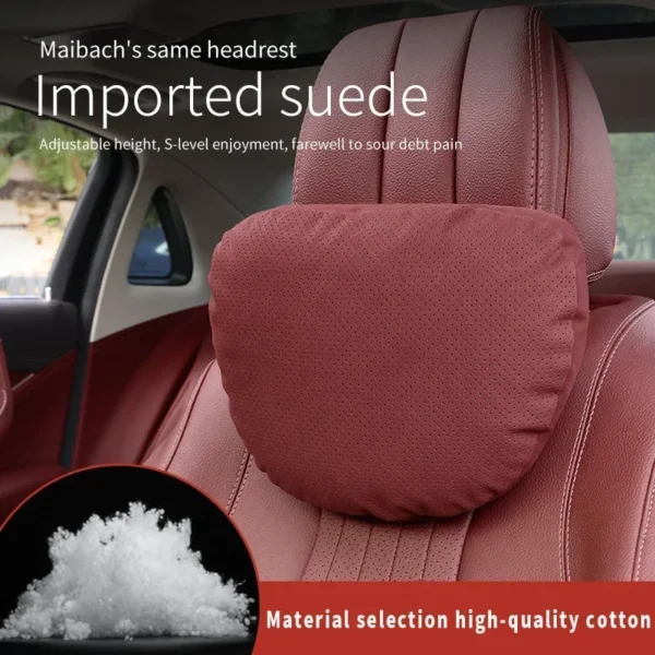 Top Quality Car Headrest Neck Support Seat Soft Neck Pillow Breathable For Maybach S Class Design Universal Protector Neck - Image 6