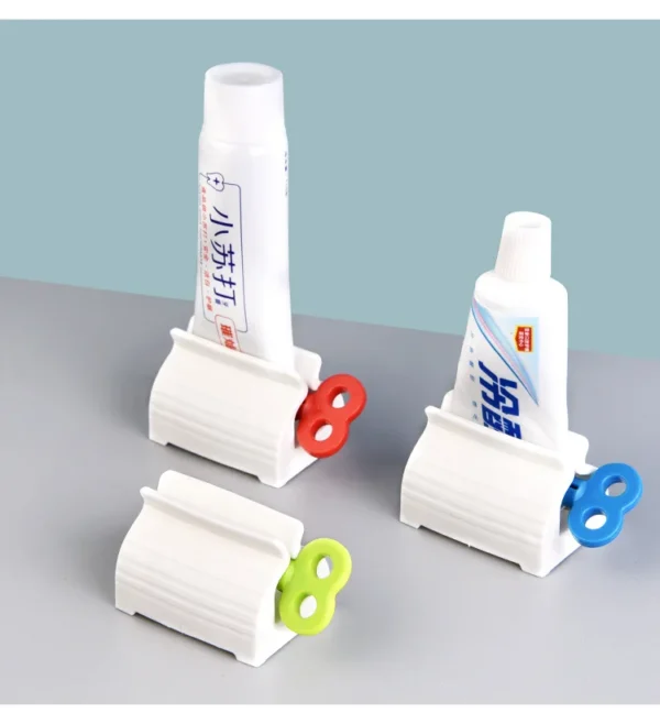 Toothpaste Squeezer Tooth Paste Holder Oral Care Bathroom Tools Tube Cosmetics Press Facial Cleanser Rolling Squeezing Dispenser - Image 8