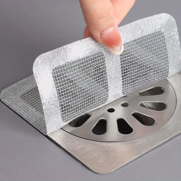Shower Drain Hair Catcher,Hair Catchers For Shower, Floor Sink Strainer Filter Mesh Stickers, Hair Stopper For Bathroom Bathtub