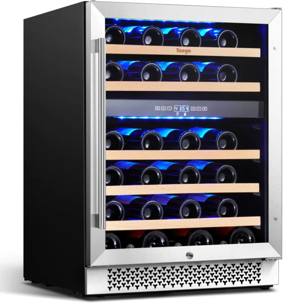 Yeego 145L Wine Cooler Elegant & Efficient Wine Refrigerator Storage with Precision Temperature Control for Optimal Wine Storage