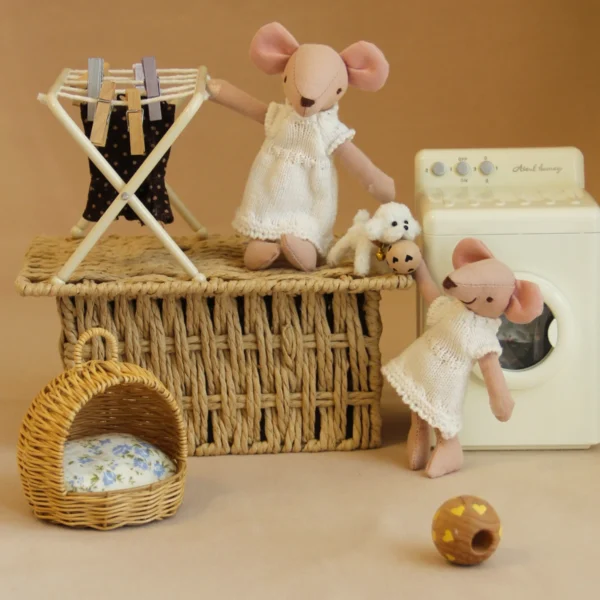 1: 12 miniature simulation furniture bjd ob11 family house accessories iron LAUNDRY RACK - Image 10