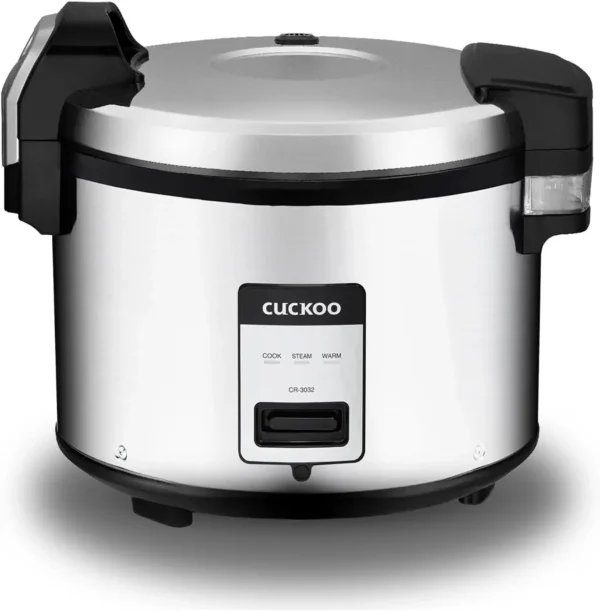 (Uncooked) / 60-Cup (Cooked) Large Capacity Commercial Rice Cooker & Warmer with Nonstick Inner Pot